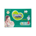 Disposable Diapers Size 3 Medium Compressed BabyJoy 104 Pack