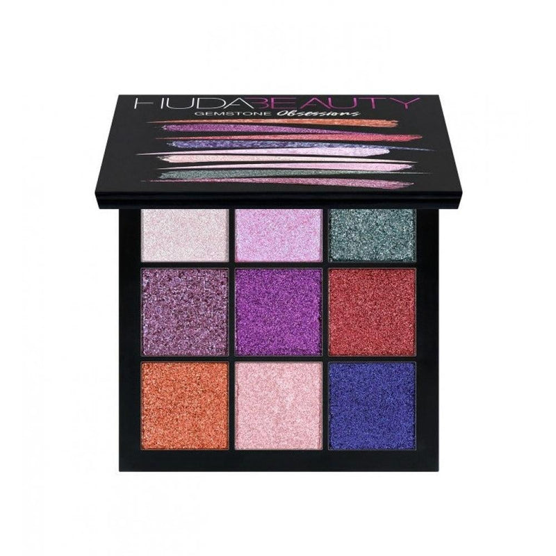 Huda Beauty Gemstone Obsessions Eyeshadow Palette 9 Matte Shimmer Shades