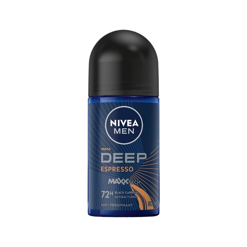 Nivea Men Black Carbon Antiperspirant Deodorant, 50ml