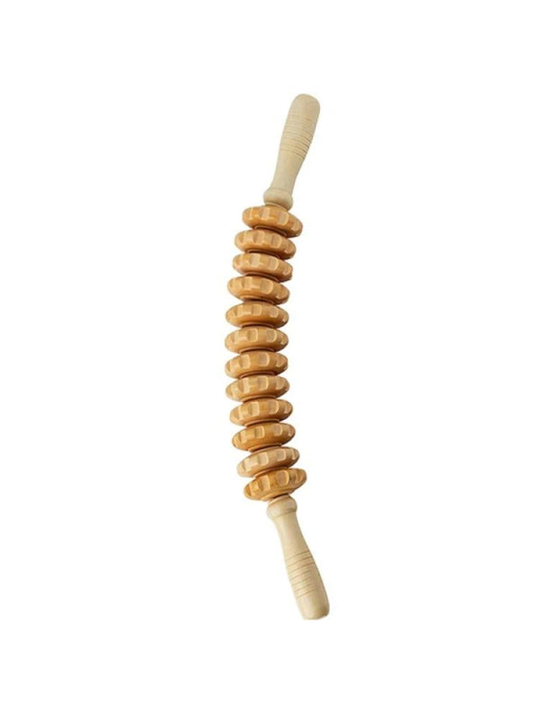 Salon System Wooden Massager - Natural Wood - Stimulates Circulation
