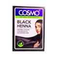 Cosmo Henna Hair Dye Powder, Black, Natural Formula, 60g