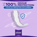 Always Extra Protection Scented Daily Sanitary Pads Large 16-Pack