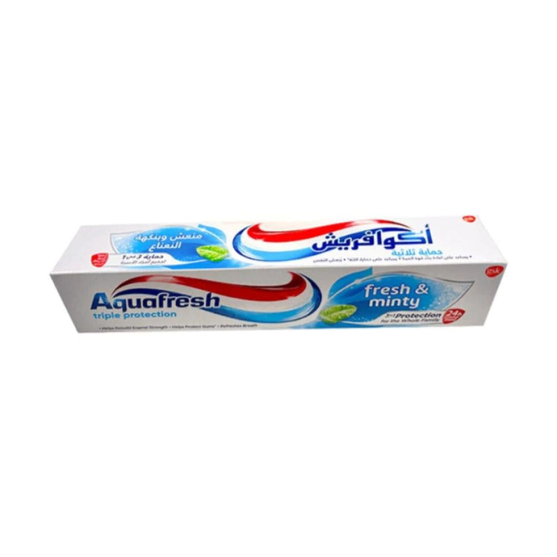 Aquafresh Triple Protection Toothpaste Mint Flavor, Cavity Prevention, 125ml