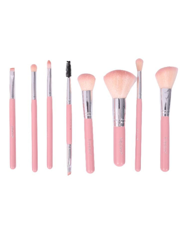Ruby Face Makeup Brush Set - 8 Pieces - Model BK25-001