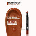 Flormar Light Wigget Lipstick, 11 Match, Semi-Sheer Matte Finish, Shea Butter Enriched