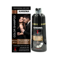 Karizma Collection Dark Brown Hair Dye Shampoo - Ammonia-Free, 400 ml