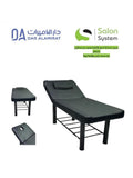 Salon System Massage Bed - Black Iron Base with Headrest
