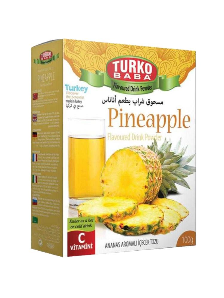 Turko Baba Hot or Cold Natural Pineapple Drink Concentrate 300g