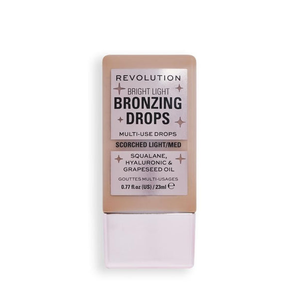 Revolution Bright Light Liquid Bronzer Burnt Bronze with Squalane & Hyaluronic Acid