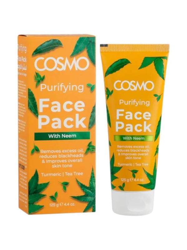 Cosmo Purifying Face Pack with Neem and Turmeric for Skin Detox, 125ml