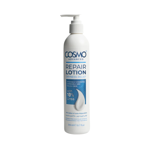 Cosmo 10% Urea Repairing Body Lotion for Dry Skin, Moisturizing, 316 ml