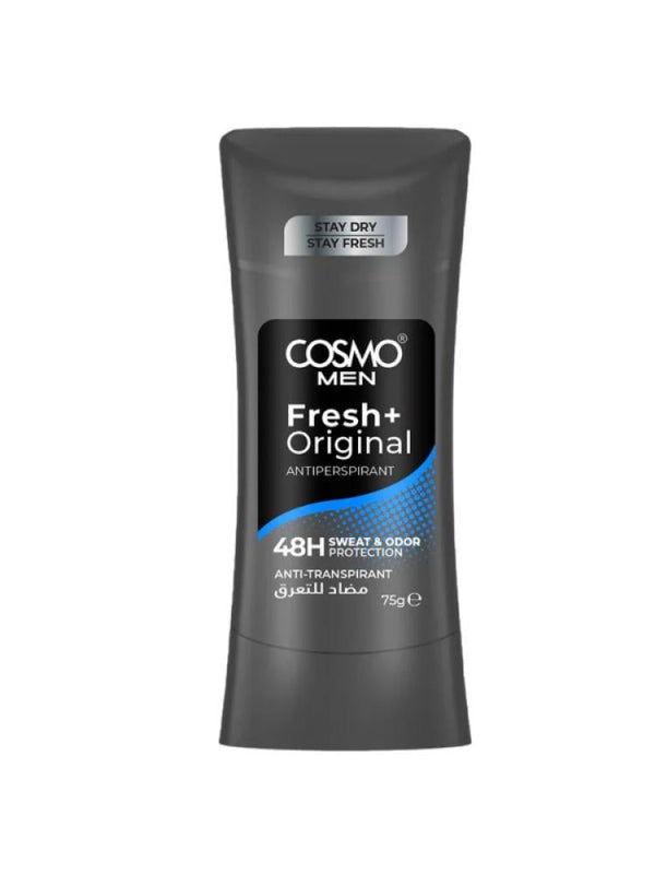 Best Men's Aluminum Free Deodorant and Antiperspirant Cosmo Fresh + Original 75g