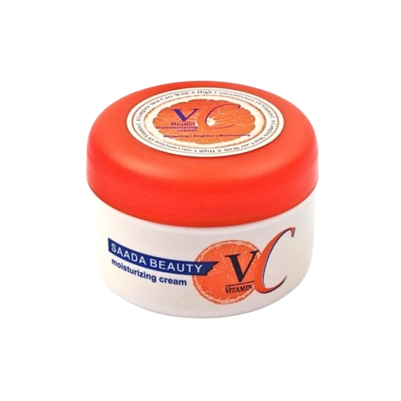 Saada Beauty Vitamin C Cream for Brightening & Even Skin Tone, 200ml