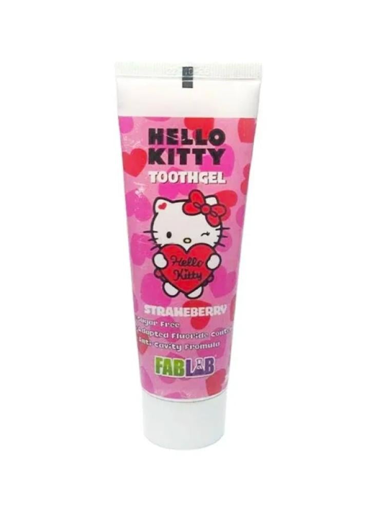 Fab Lab Hello Kitty Strawberry Toothpaste for Kids - 75ml