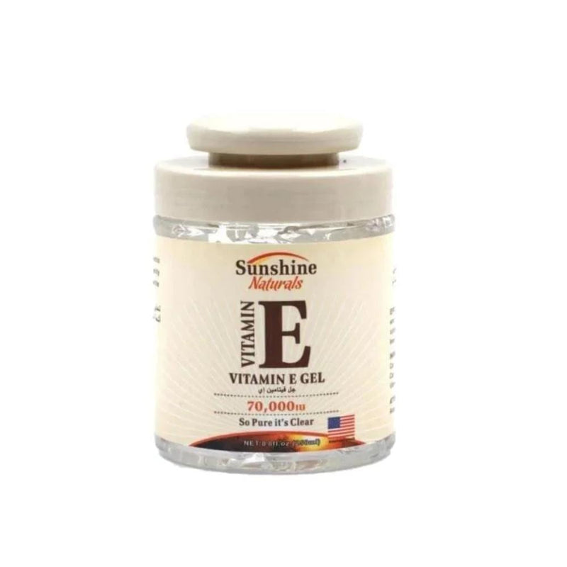 Sunshine Naturals Vitamin E Skin Gel, Antioxidant Moisturizer, 250ml
