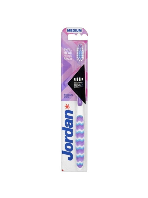 Jordan Individual Reach Medium Toothbrush - Assorted Colors