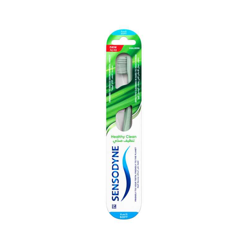 Sensodyne Healthy Clean Soft Toothbrush, Extra Soft Bristles