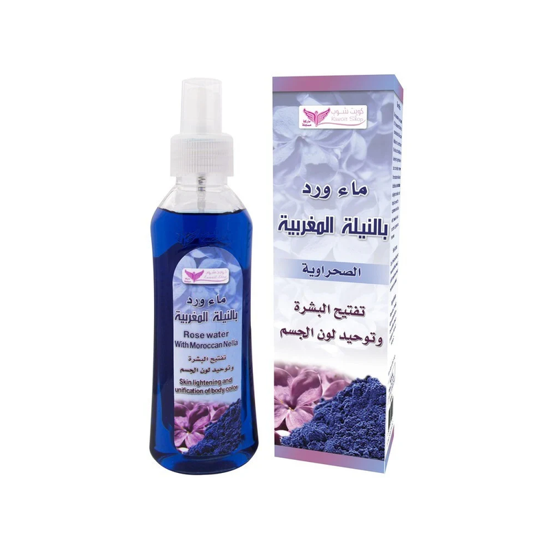 Kuwait Shop Rose Water with Moroccan Indigo Skin Care 200ml
