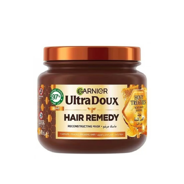 Garnier Honey Repairing Hair Mask for Dry and Damaged Hair, 340ml