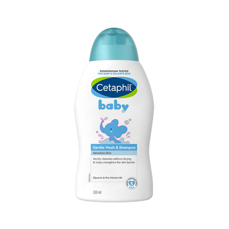 Cetaphil Baby Wash and Shampoo Tear-Free Glycerin and Panthenol 300ml