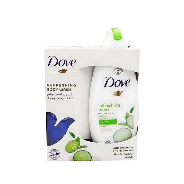 Dove Body Wash Cucumber and Green Tea with Loofah 250ml