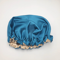 Hair System Silk Satin Hat - Sky Blue, Elastic Edges
