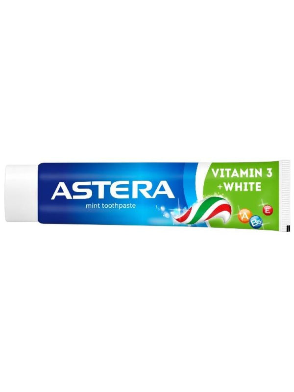 Best Whitening Toothpaste Active Vitamin 3+ White Gum Care Astera 110g