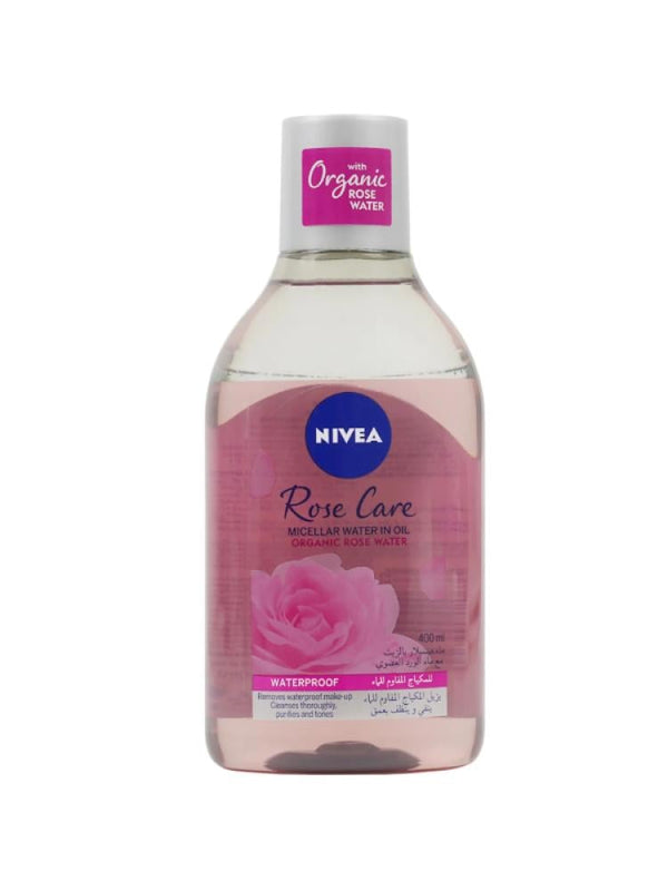Nivea Micellar Water Rose Water Makeup Remover All Skin Types 400ml