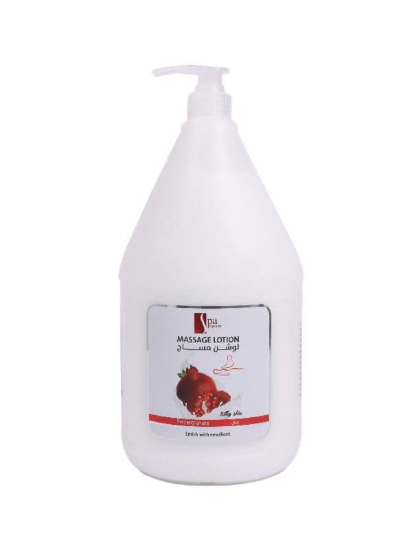 Spa System Pomegranate Scented Massage Lotion - 1 Gallon