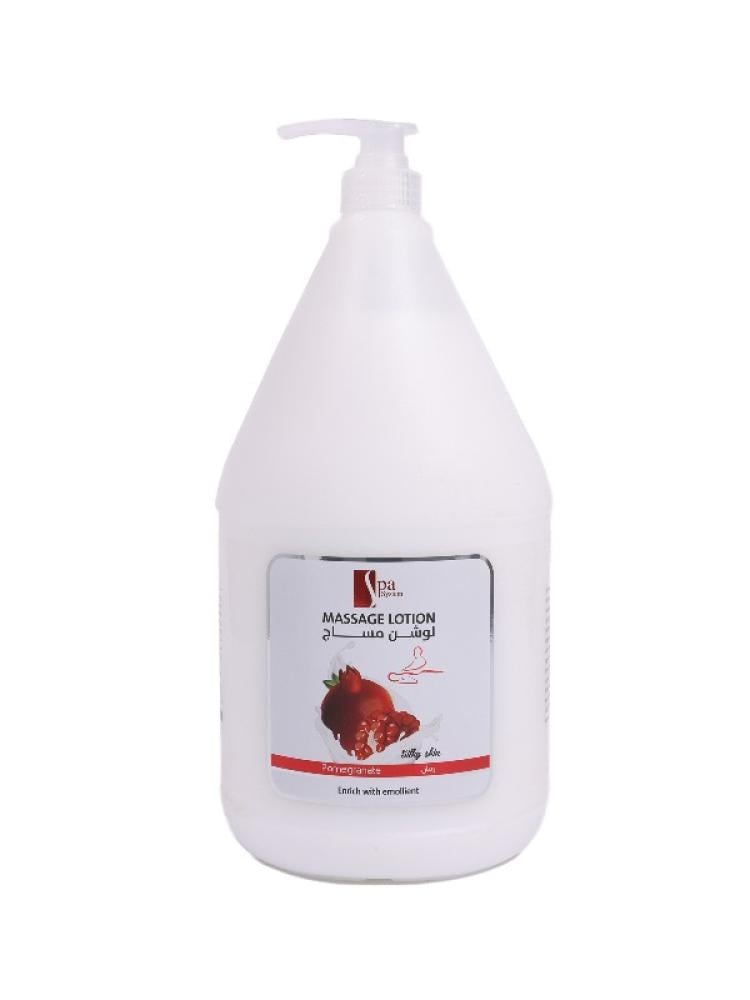 Spa System Pomegranate Scented Massage Lotion - 1 Gallon
