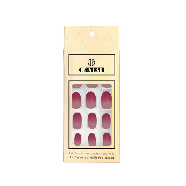 Castal Self-Adhesive Artificial Nails, 24 Count, B27
