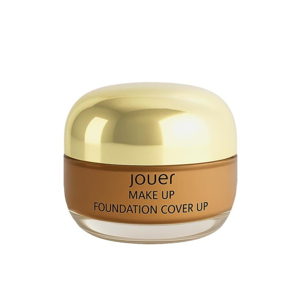 Jouer Cosmetics Full Cover Foundation Cream SPF 30, Waterproof, Hazelnut 53