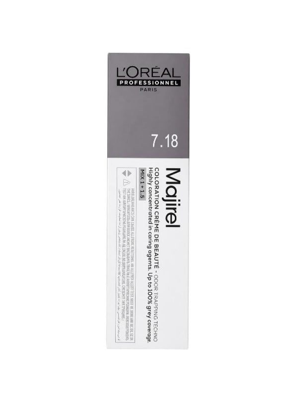 Permanent Hair Color for Gray Coverage Mocha Grey L'Oréal Professionnel Majirel 60ml