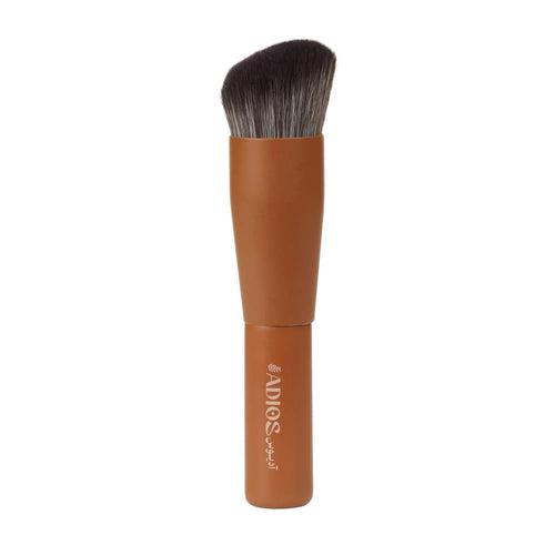 Good Morning Adios Foundation Brush A08, Vegan Synthetic Bristles, Angled Tip