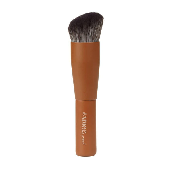Good Morning Adios Foundation Brush A08, Vegan Synthetic Bristles, Angled Tip