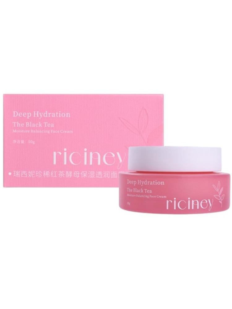 Face Cream for Dry Skin Deep Moisturizing Black Tea RICINEY 50g