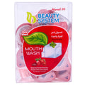Mouthwash Capsules Strawberry Refreshing Sugar-Free Oral Care Beauty System 20x1