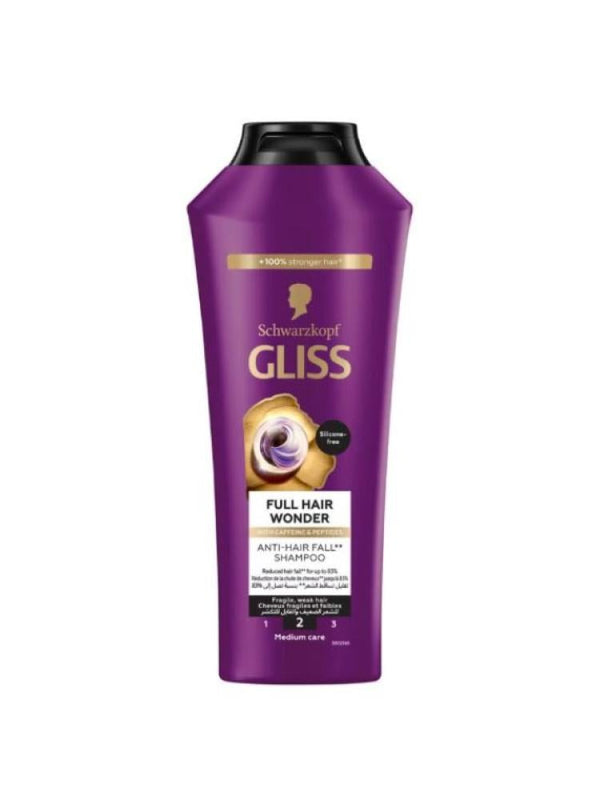 Best Shampoo for Oily Hair Strengthening Schwarzkopf Gliss Full Hair Wonder 400ml