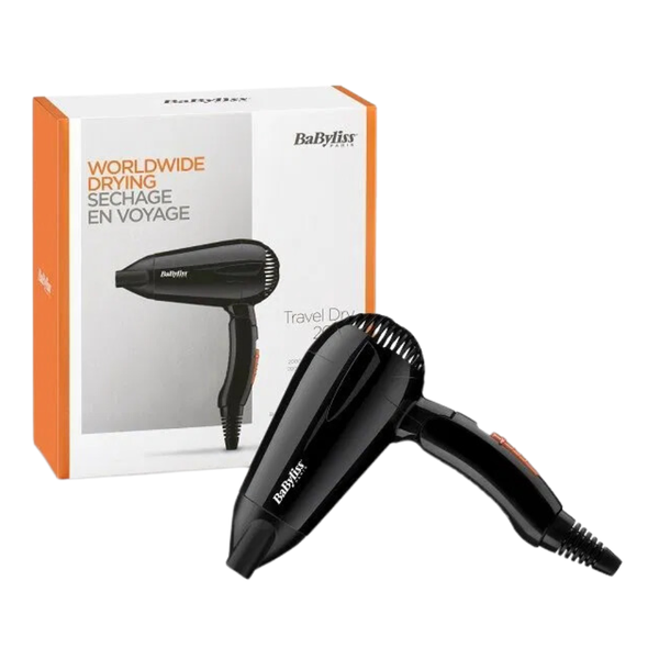 Babyliss 2000W Foldable Hair Dryer with Dual Voltage (5344SDE)