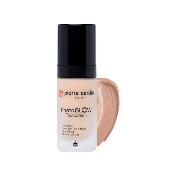 Pierre Cardin Photo Glow Foundation K-301, Natural, Medium Coverage
