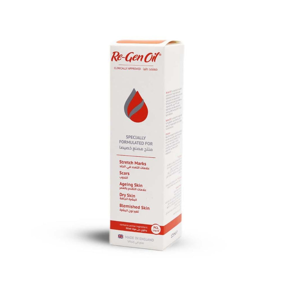 Re-Gen Skincare Oil for Stretch Marks Scars Dry Skin Hydration 125ml