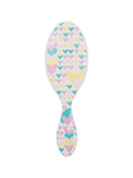 Wet Hair Brush Detangler Heart Pattern Kids Gentle Grooming Wet Brush 1 Piece