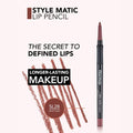 Flormar Style Matic Lip Liner SL28 Chocolate, Twist-Up Mechanism, Long-Lasting
