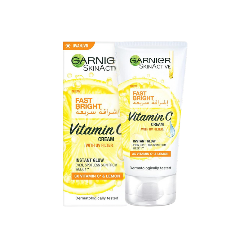 Garnier Vitamin C Brightening Cream, Dark Spot Corrector, 50ml