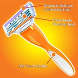 Personna Capri 3 Women's Razor Blades with Vitamin E & Shea Butter 4 blades