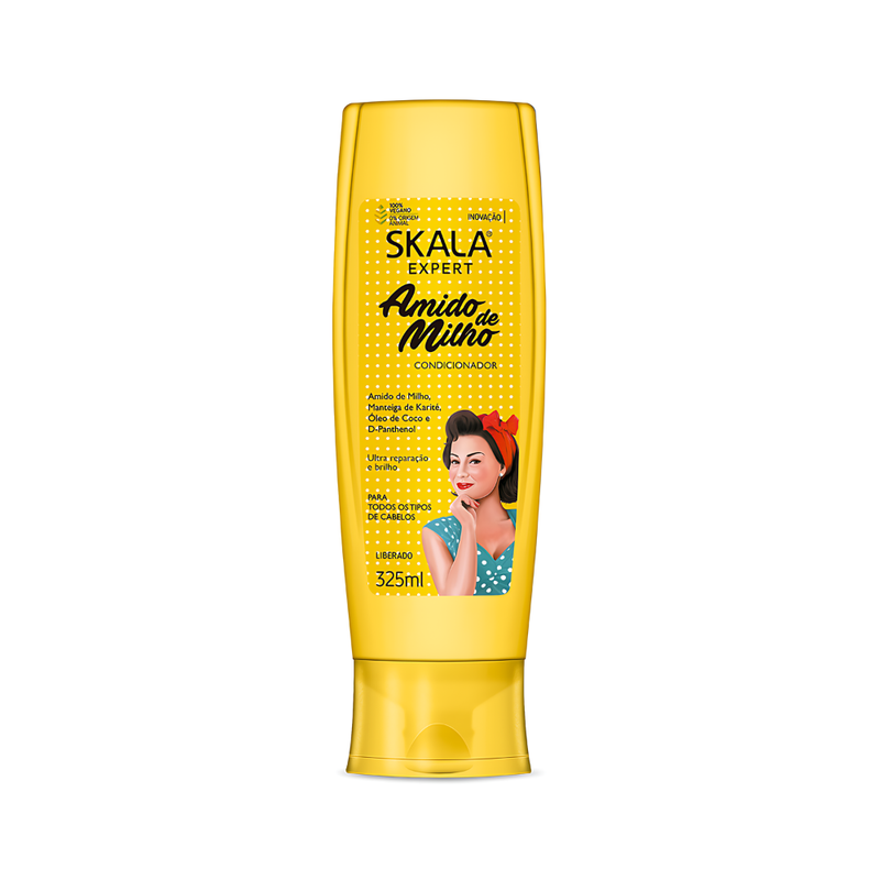 Skala Cornstarch Extract Conditioner, Shea Butter, Coconut Oil, 325ml