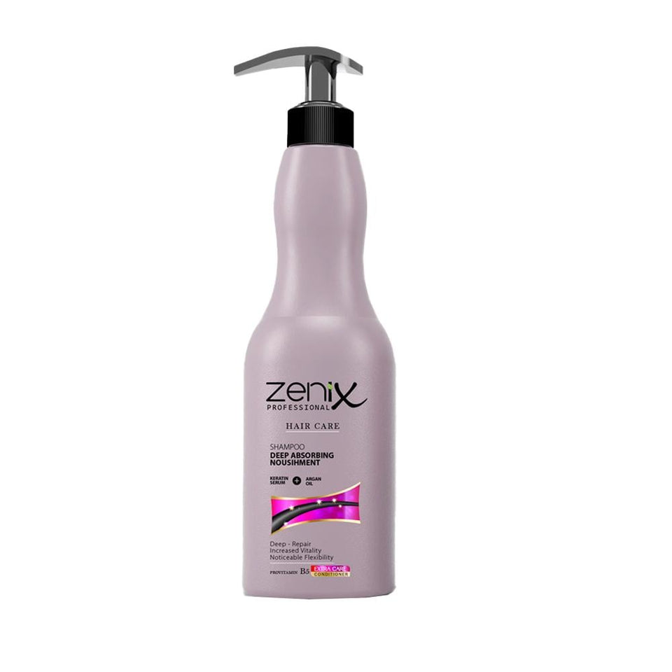 Zenix Argan & Keratin Hair Shampoo - Deep Repair 500ml