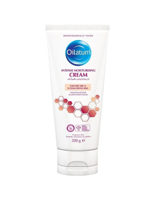 Intensive Moisturising Cream with Oatmeal for Dry Sensitive Skin Oilatum 200g