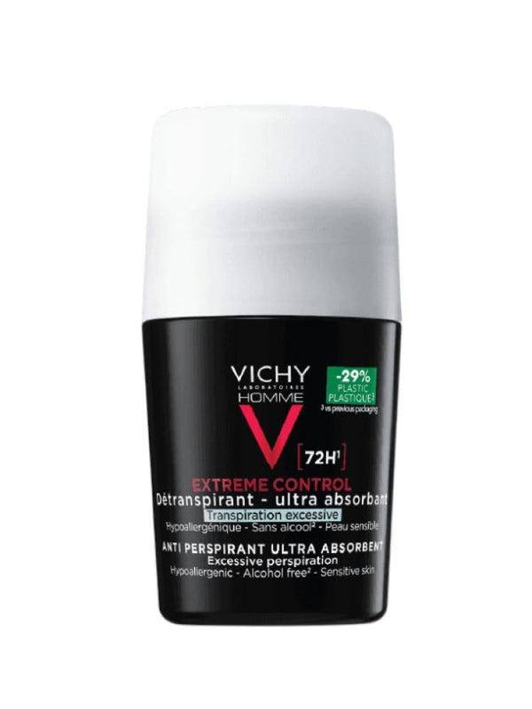Men's Antiperspirant Extreme Control 72H Vichy 50ml