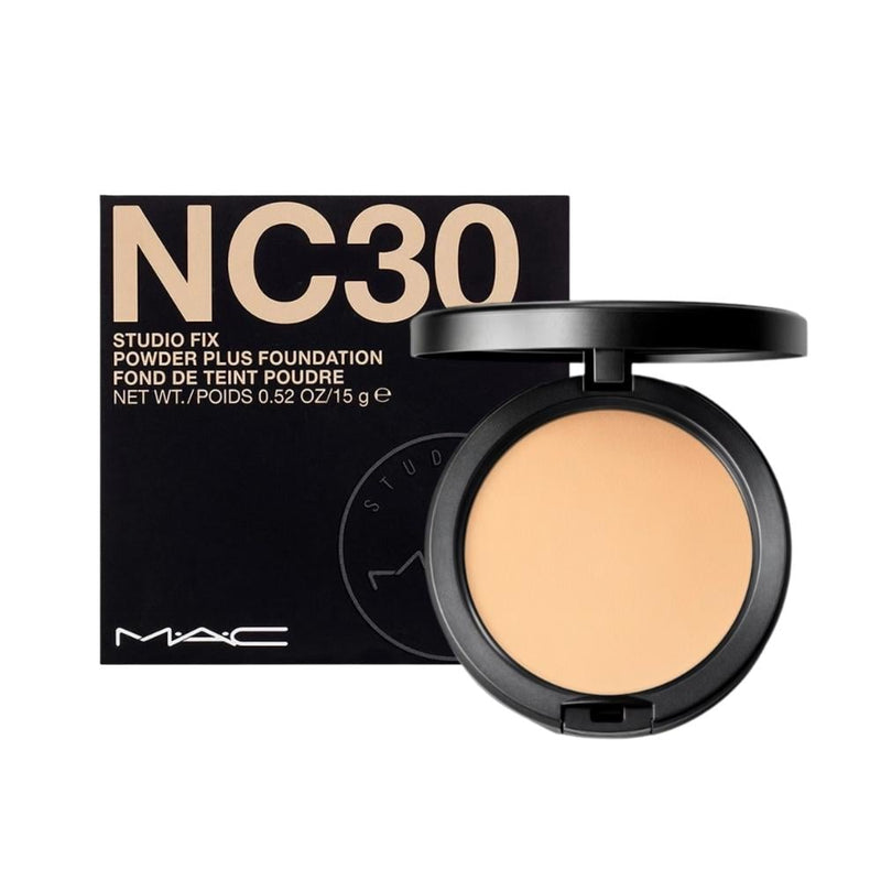 Mac Studio Fix Pressed Powder Foundation NC30, Medium to Full Coverage